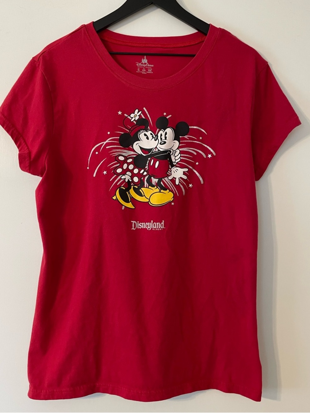 Red Minnie & Mickey Tee